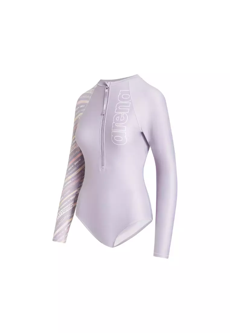 LADIES DIAGONAL 4.0 LONG SLEEVE V-LEG BODYSUIT