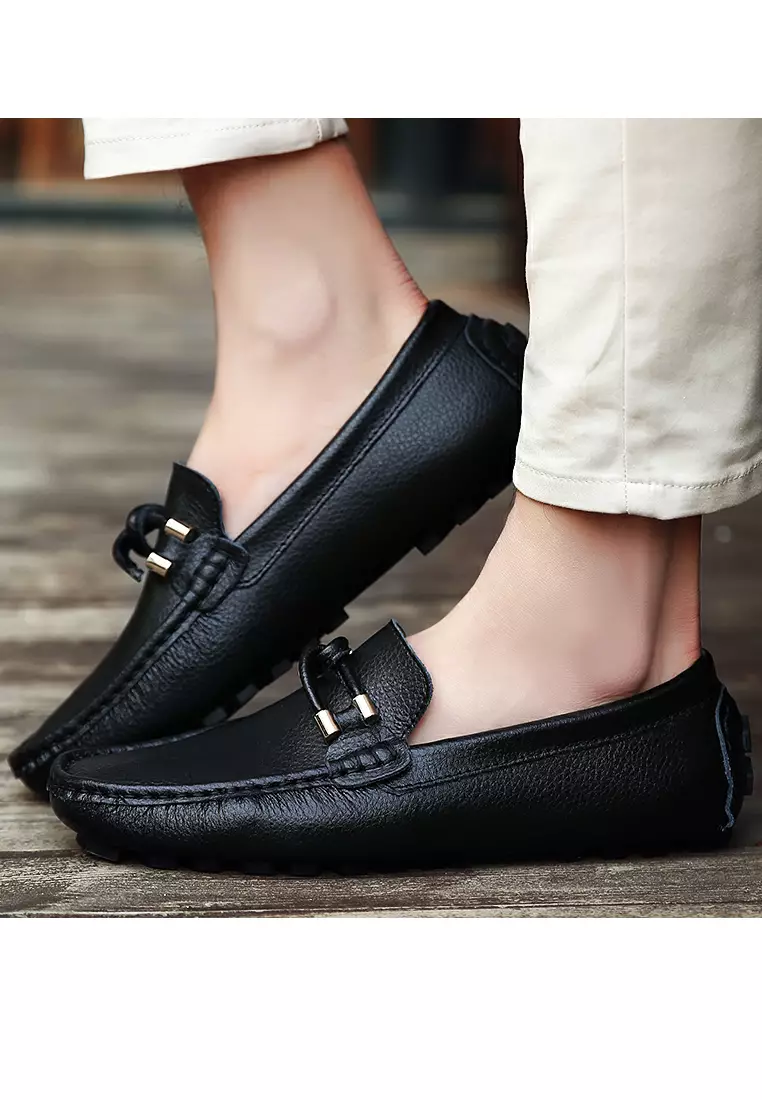 Leather Knot Loafers & Boat Shoes YY9088