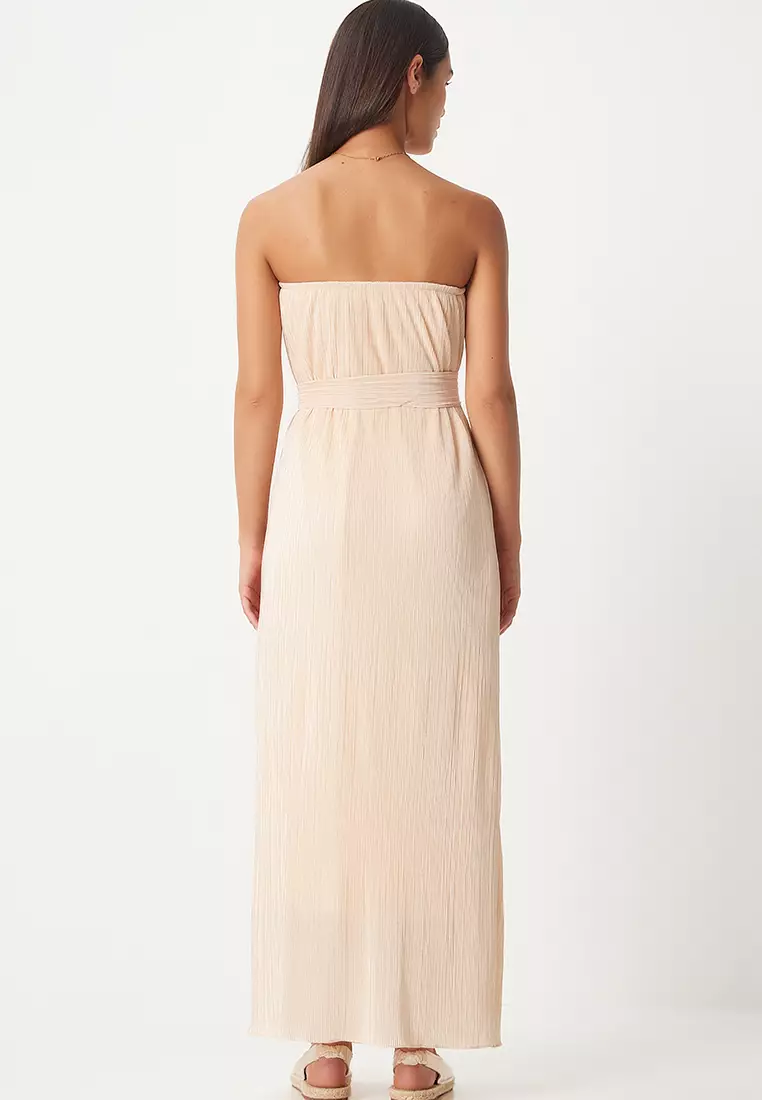 Pleated Maxi Dress