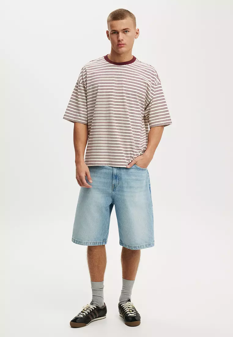 特寬鬆工裝短褲