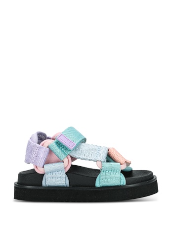 slip on velcro sandals