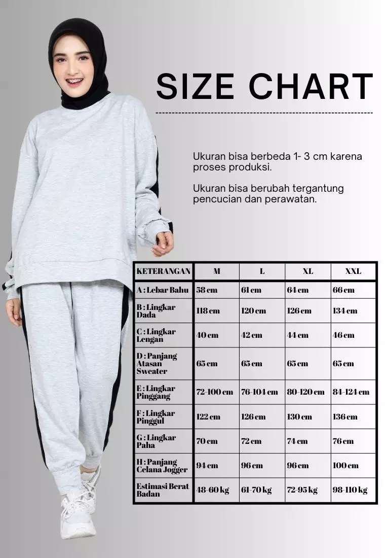 SETELAN TRAINING COUPLE 2322.CL - OLAHRAGA  WANITA