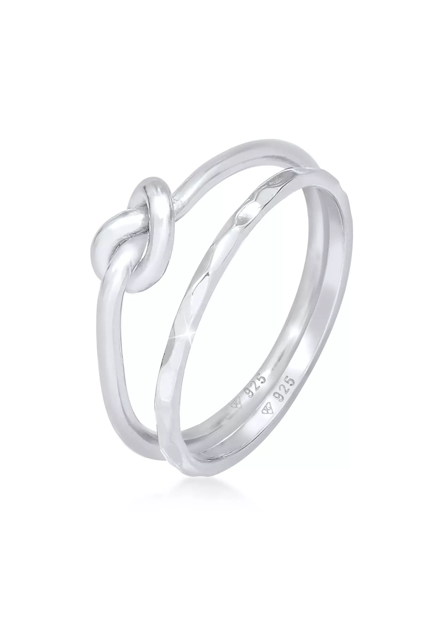Ring Duo Knot Trend Basic Minimal