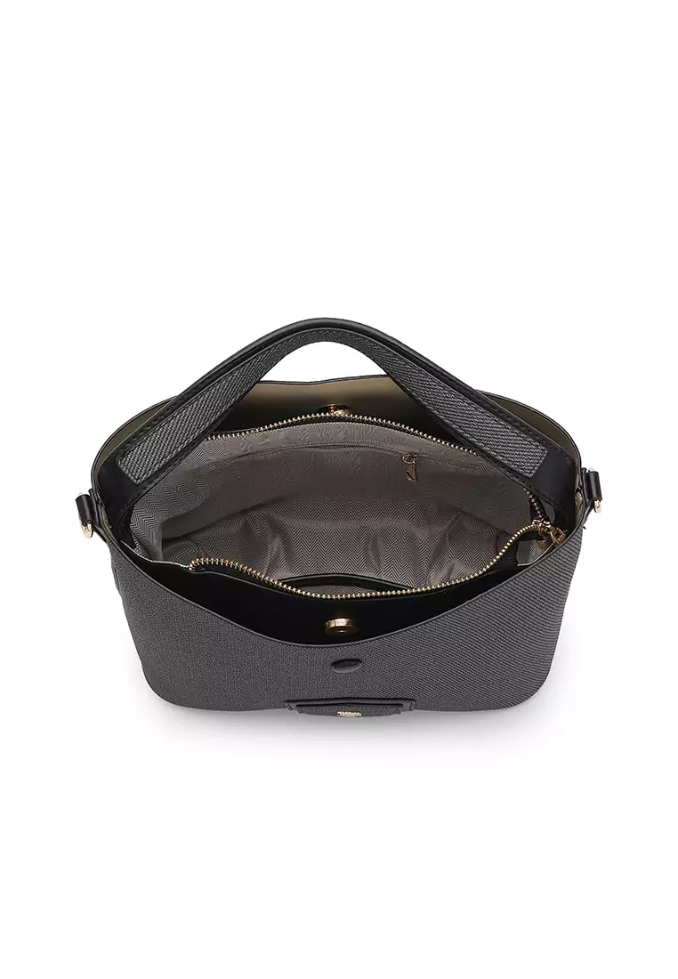 Women's Top Handle Bag / Sling Bag / Crossbody Bag / Shoulder Bag (Tas Tangan Wanita / Tas Selempang Wanita / Tas Bahu Wanita) - Hitam