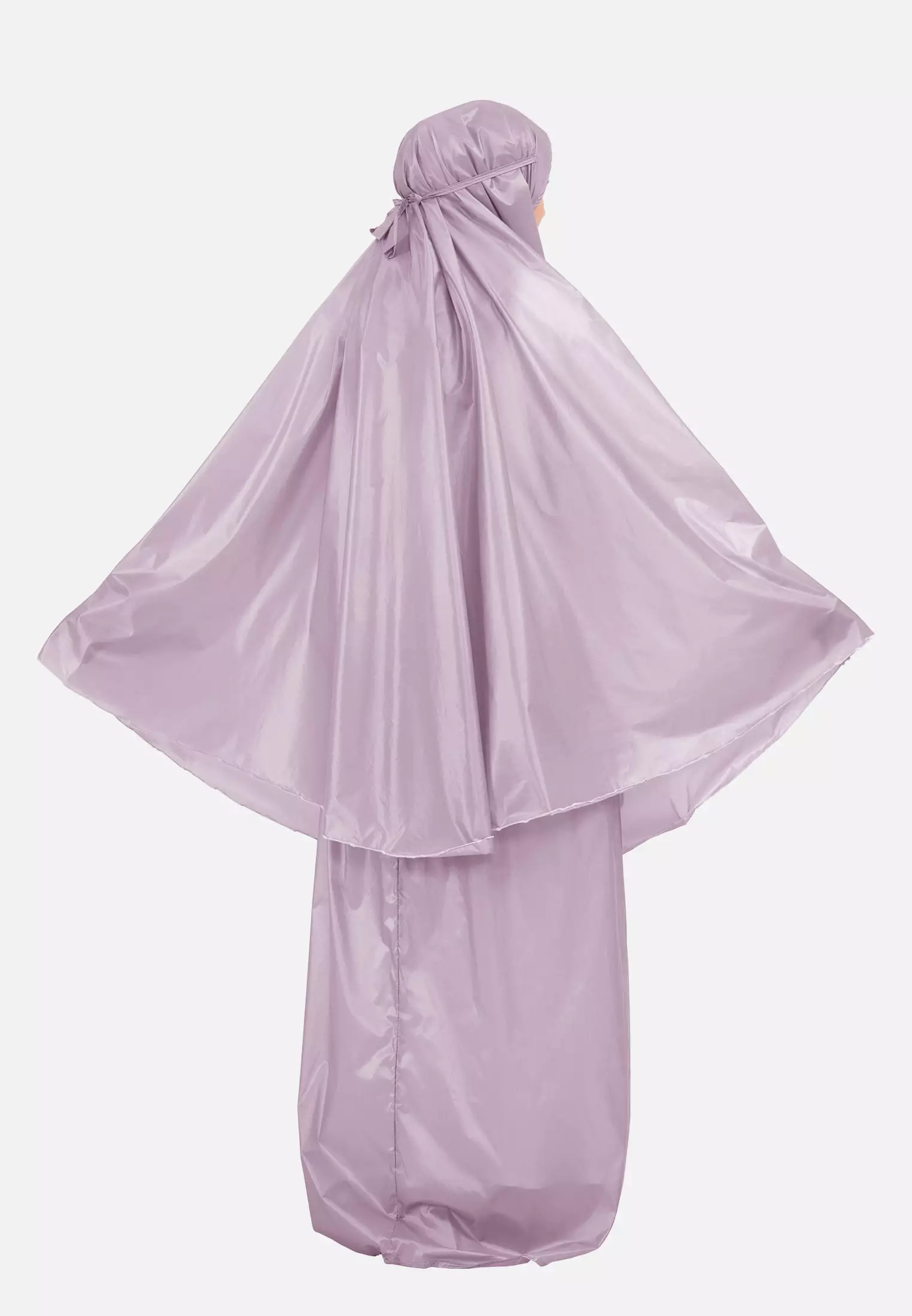 Zelena - Zalina Basic Prayer Set | Mukena Traveling Polos 2in1 - Lavender