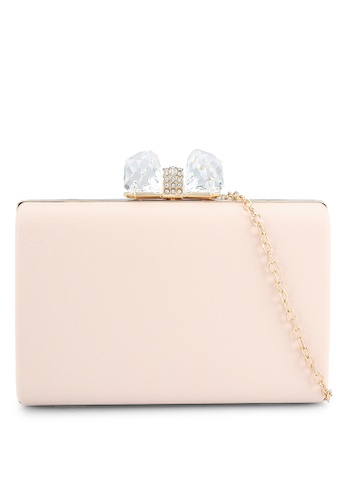 Papillon Clutch pink Crystal Lily Clutch Bag 33DECAC0C3802BGS_1