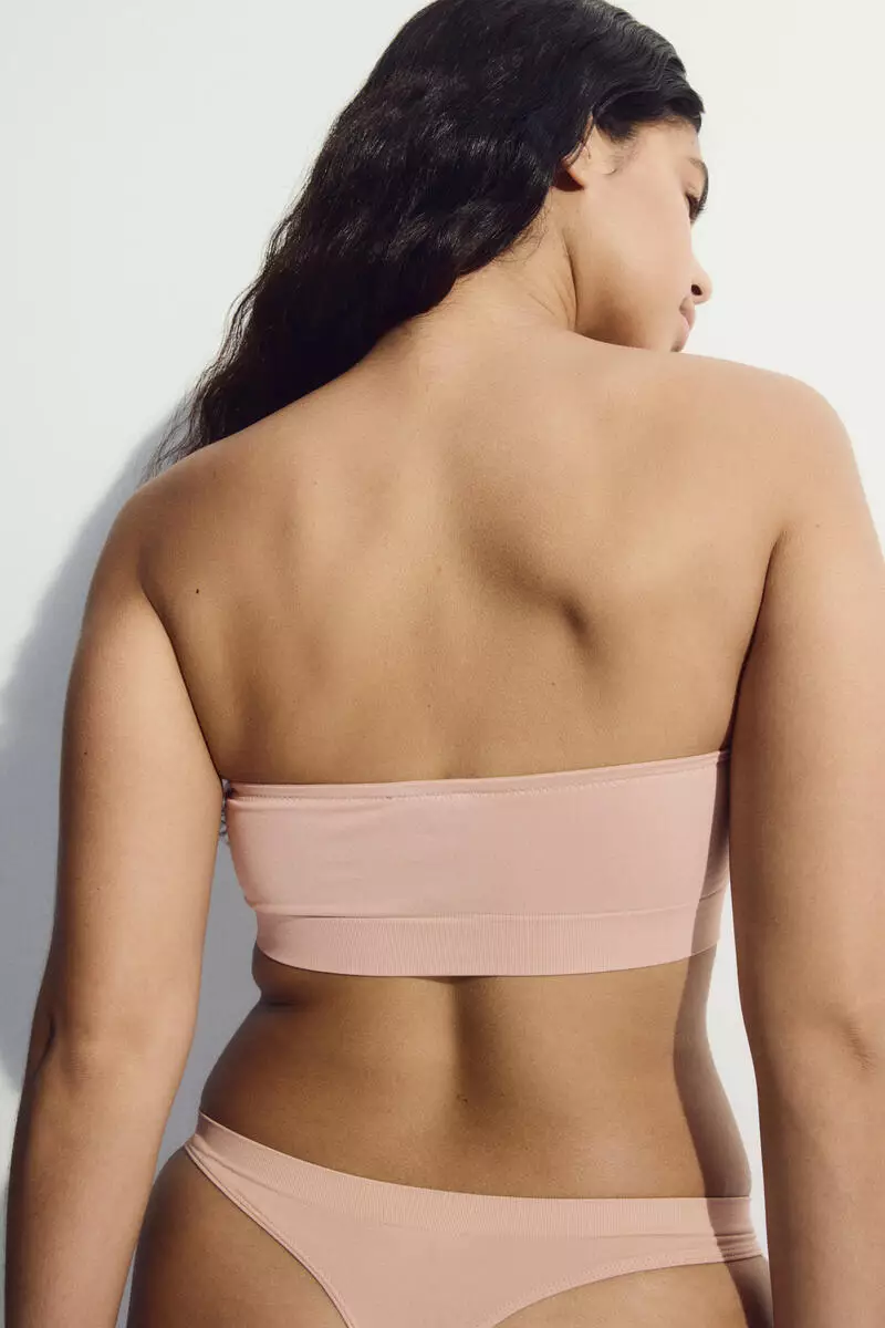 Seamless Padded bandeau bra