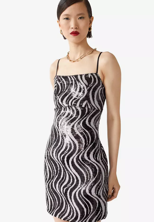 Strappy deals sequin dress