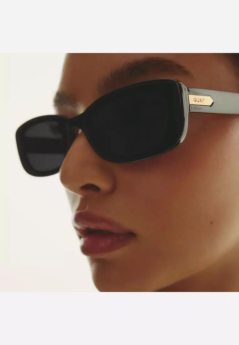 Vibe Check Sunglasses - Black/Black Polarized