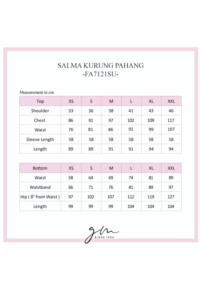 GM - De'Bunga Raya Series Salma Kurung Pahang 7121