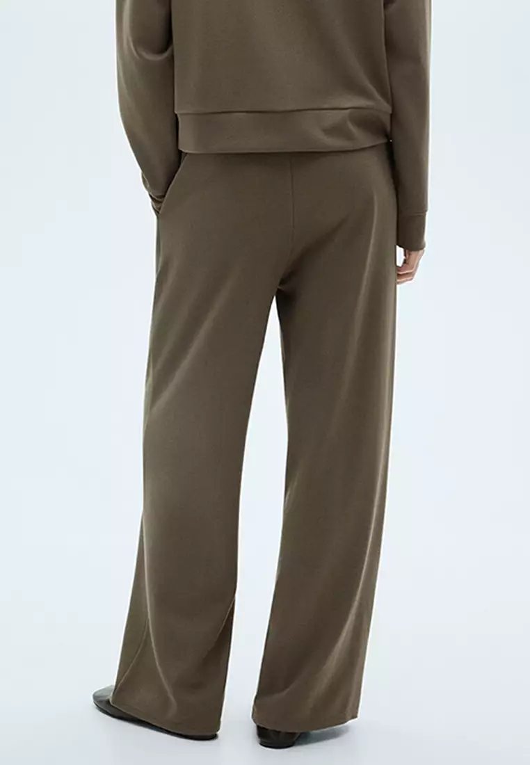 Wide Leg Jogger Trousers