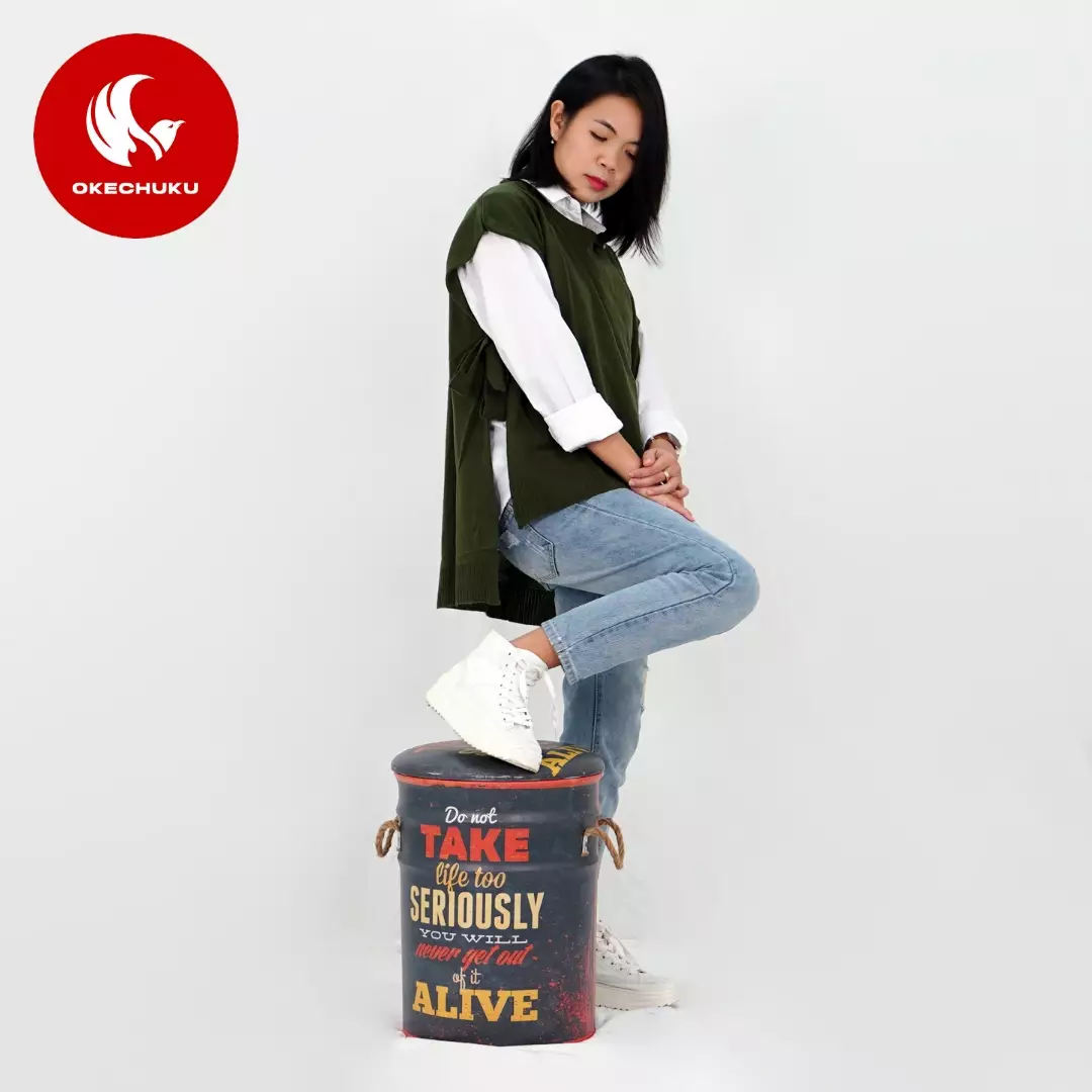 OKECHUKU Andien Knit Vest Korean Style Rompi Rajut Wanita Polos Vest Tali Outer Hijab