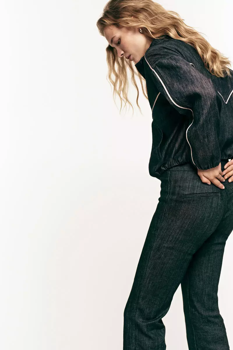 Oversized denim jacket