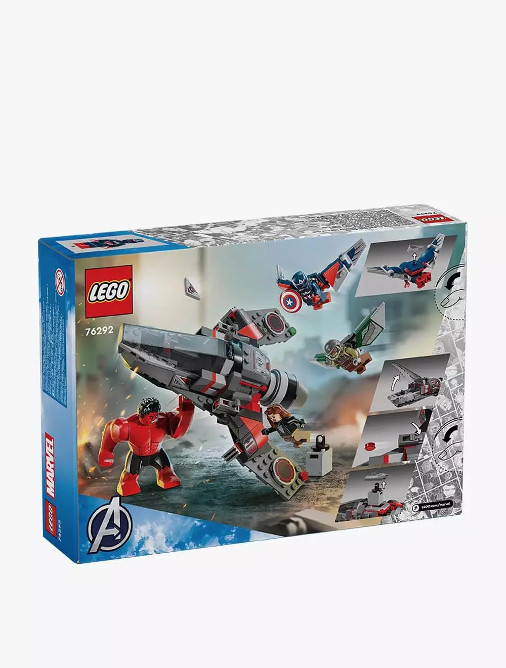 LEGO® Captain America vs. Red Hulk Battle - 76292
