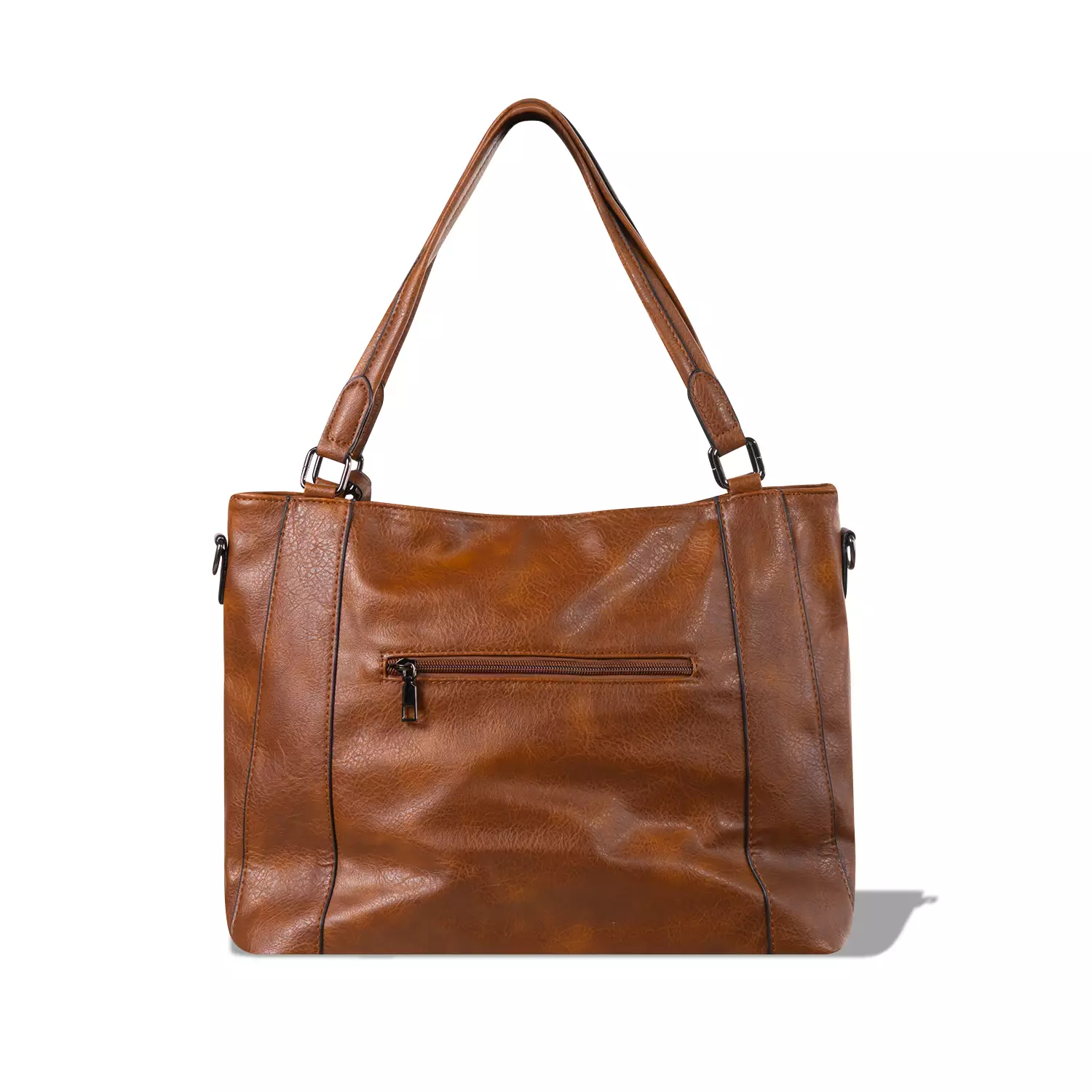 C2 Lorena Brown 2-in-1 Hobo Shoulder Bag - Tas Hobo 2-in-1 Wanita