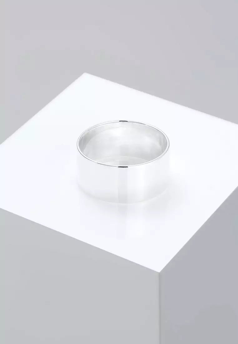 Cincin Perhiasan Perak 925 Wanita Basic Stacking