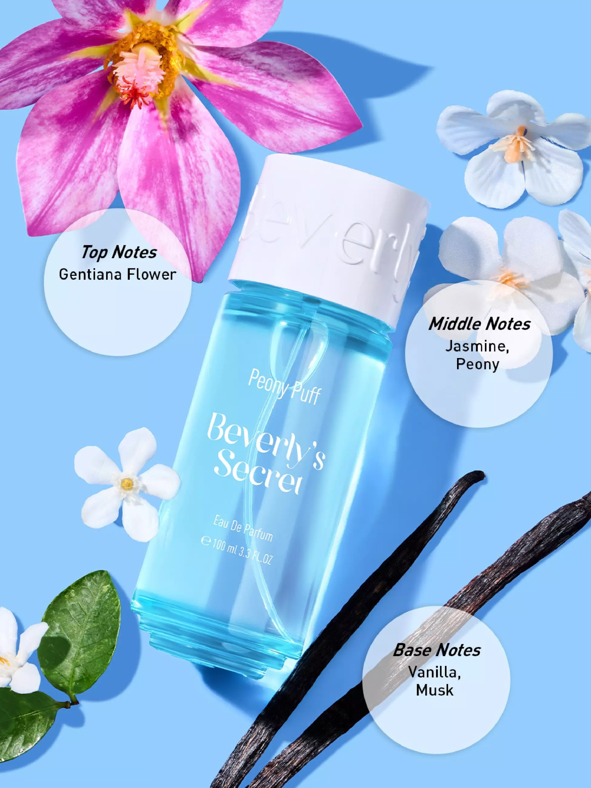 Beverly's Secret Peony Puff EDP 100 ml - Parfum Wanita