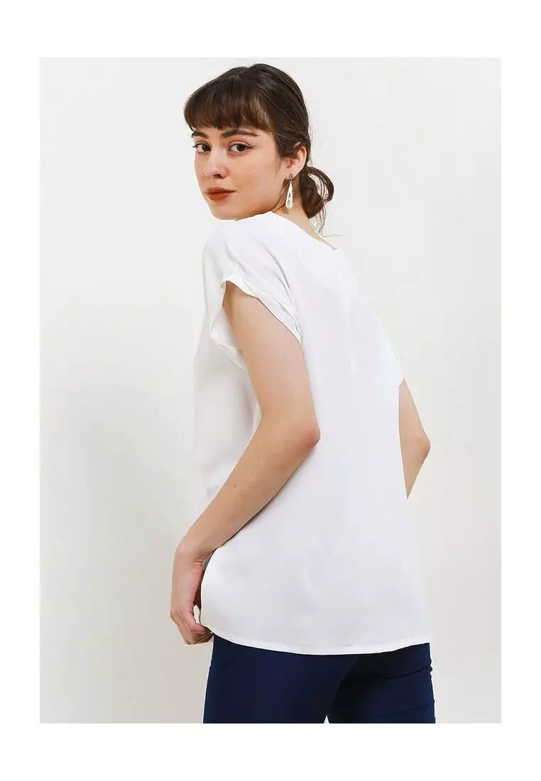 Chanira Perel Blouse-White