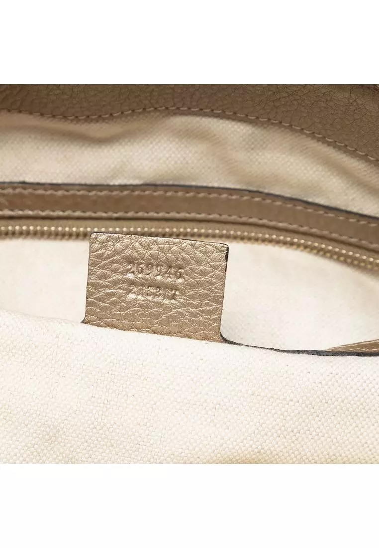 Pre-Loved Gucci Large Leather Bella Tote