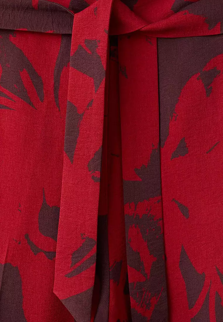 Printed Asymmetrical Jumpsuit