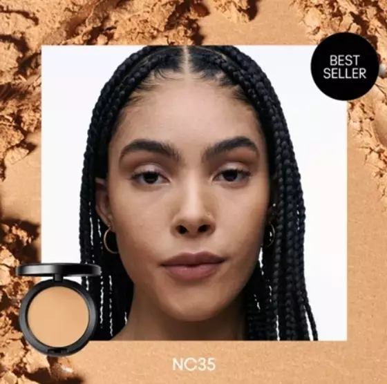 NEW Mac Cosmetics Studio Fix Powder Plus Foundation (bedak) - NC35