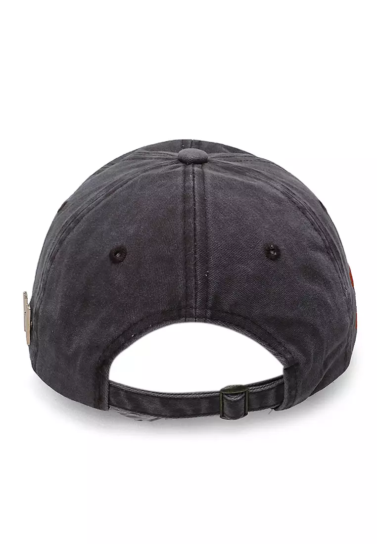 Drsh Topi Baseball Unisex Casual Sport Motive Always Adjustable Material Cotton Jean ORIGINAL - Brown