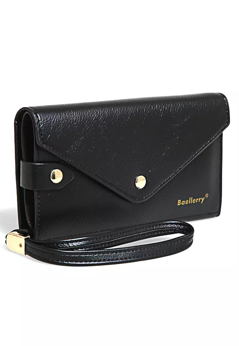 Clutch Wallet Dompet Wanita Model Panjang Handphone Slot Material Leather ORIGINAL