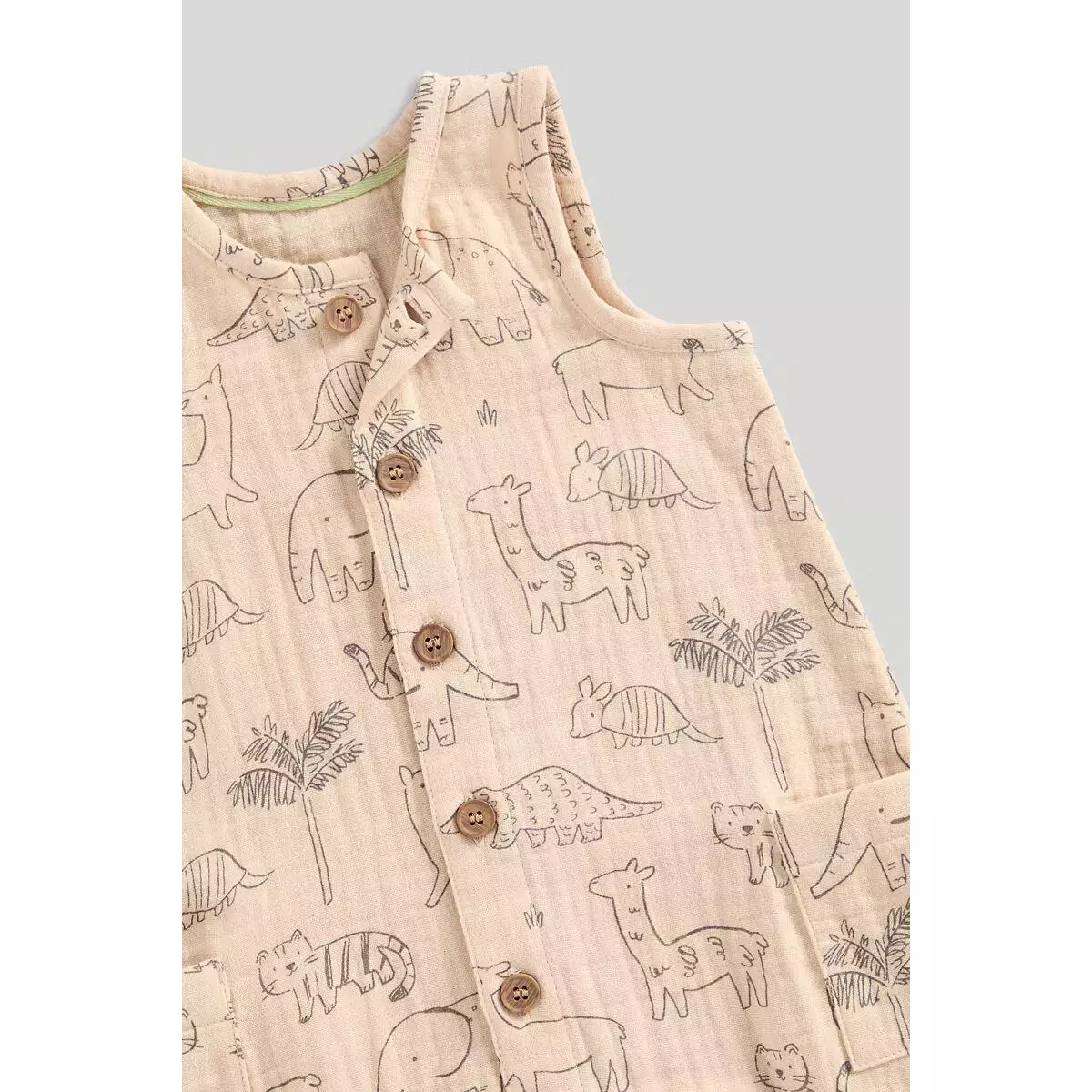 Mothercare Romper and Bodysuit Set - Set Baju Bayi Laki-laki (Cokelat)