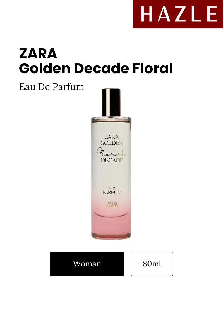 Zara Golden Decade Floral Woman EDP 80 ml