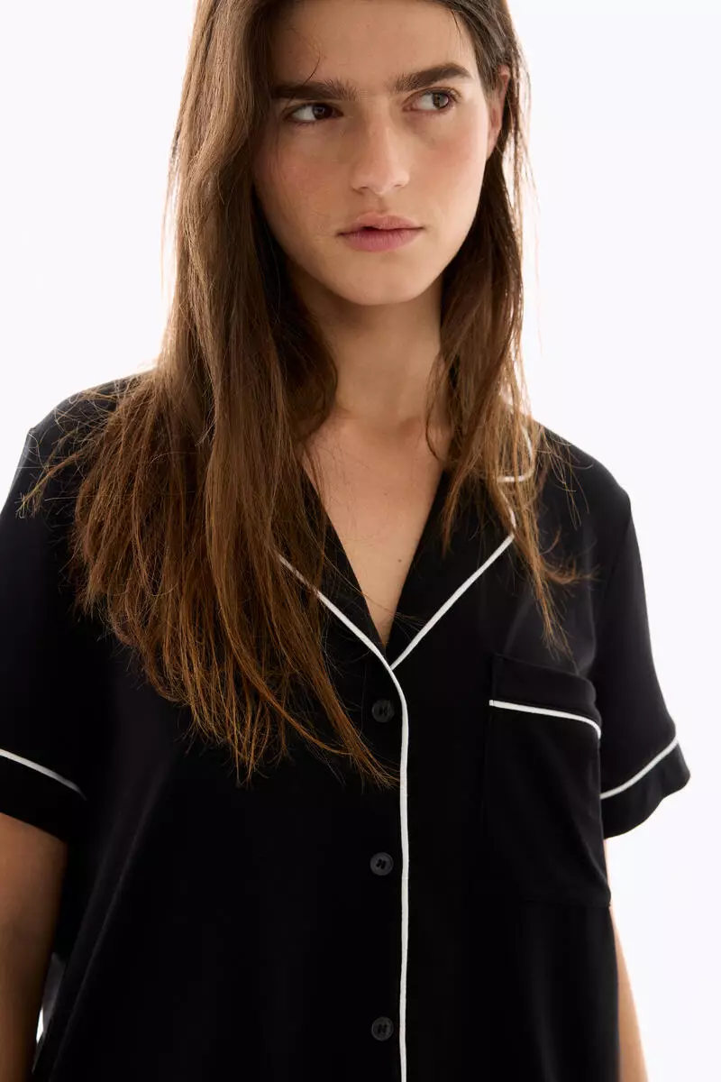 Viscose-blend pyjamas
