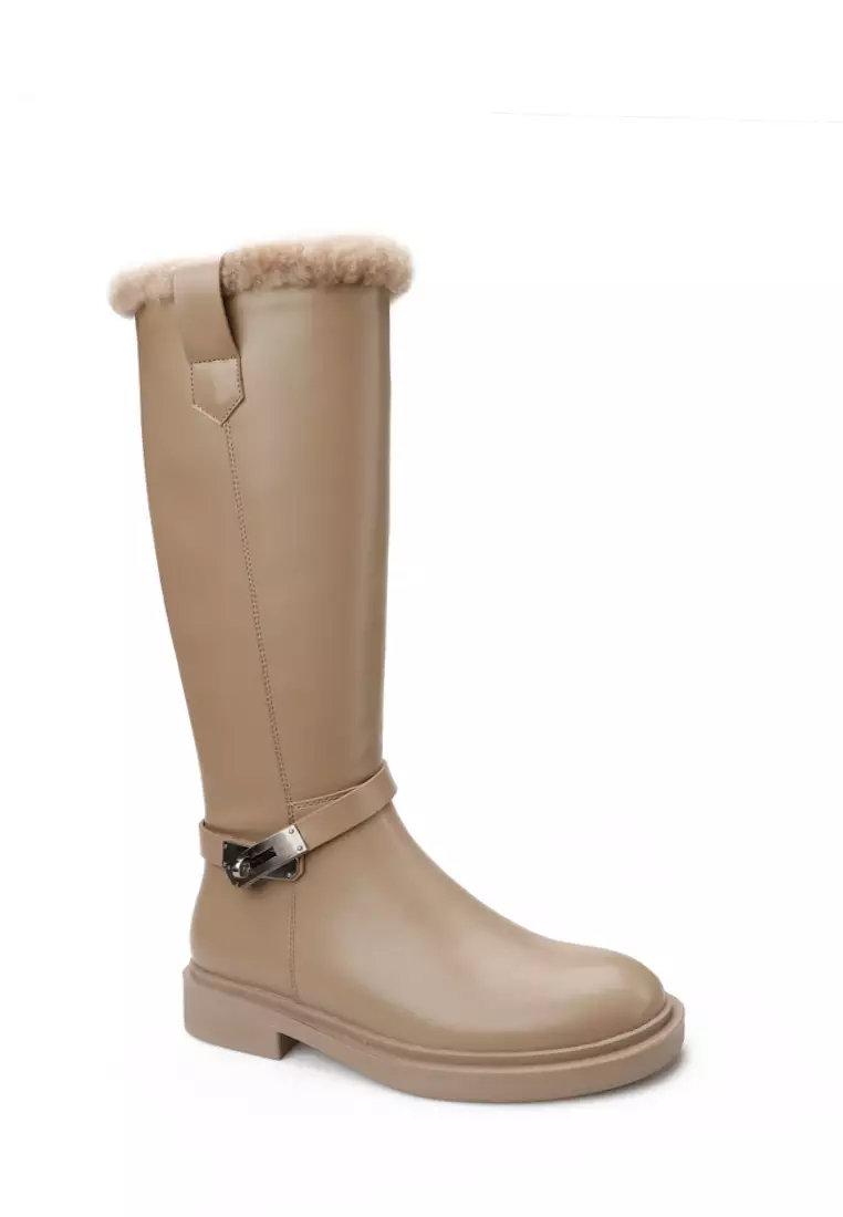 Discount on Twenty Eight Shoes  shoes - SKU: Winter Faux Leather Long Boots TE2928-7