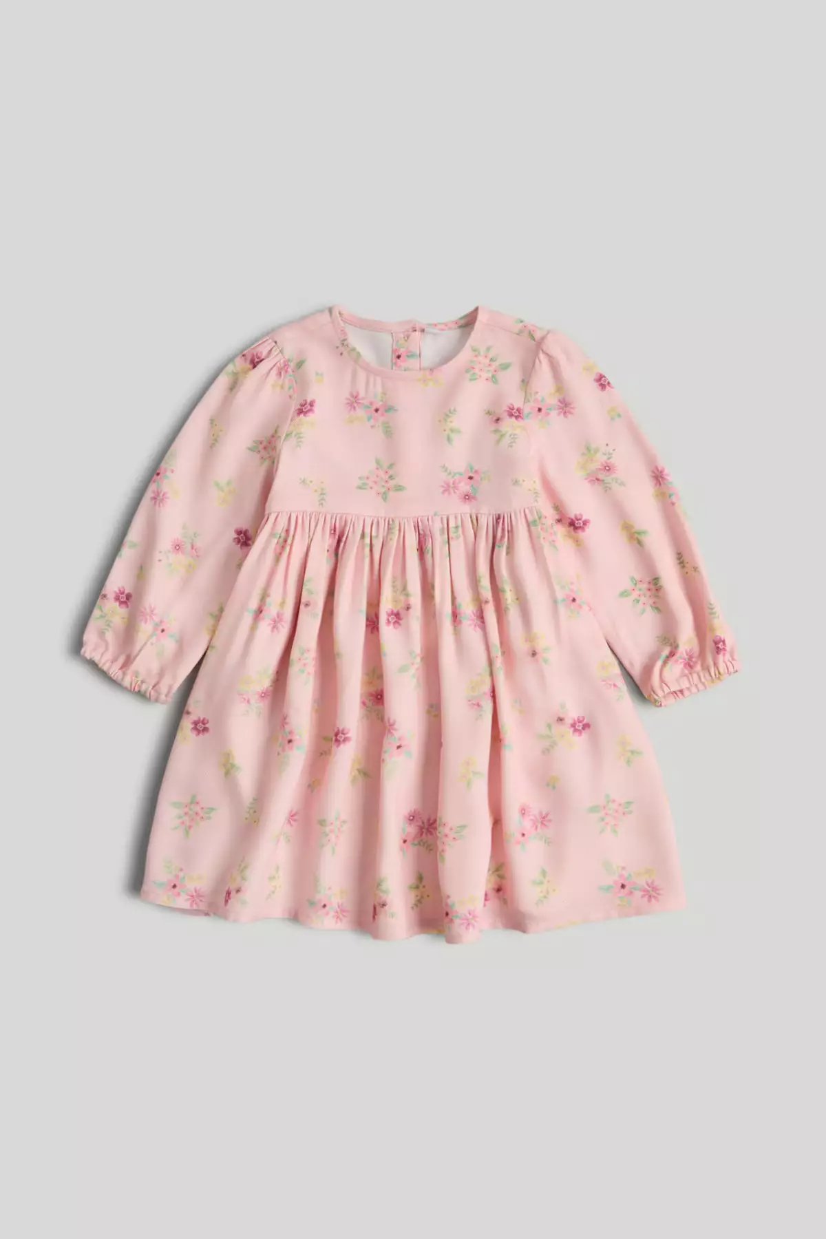 Mothercare Pink Floral Cotton Dress - Dress Bayi Perempuan (Pink)