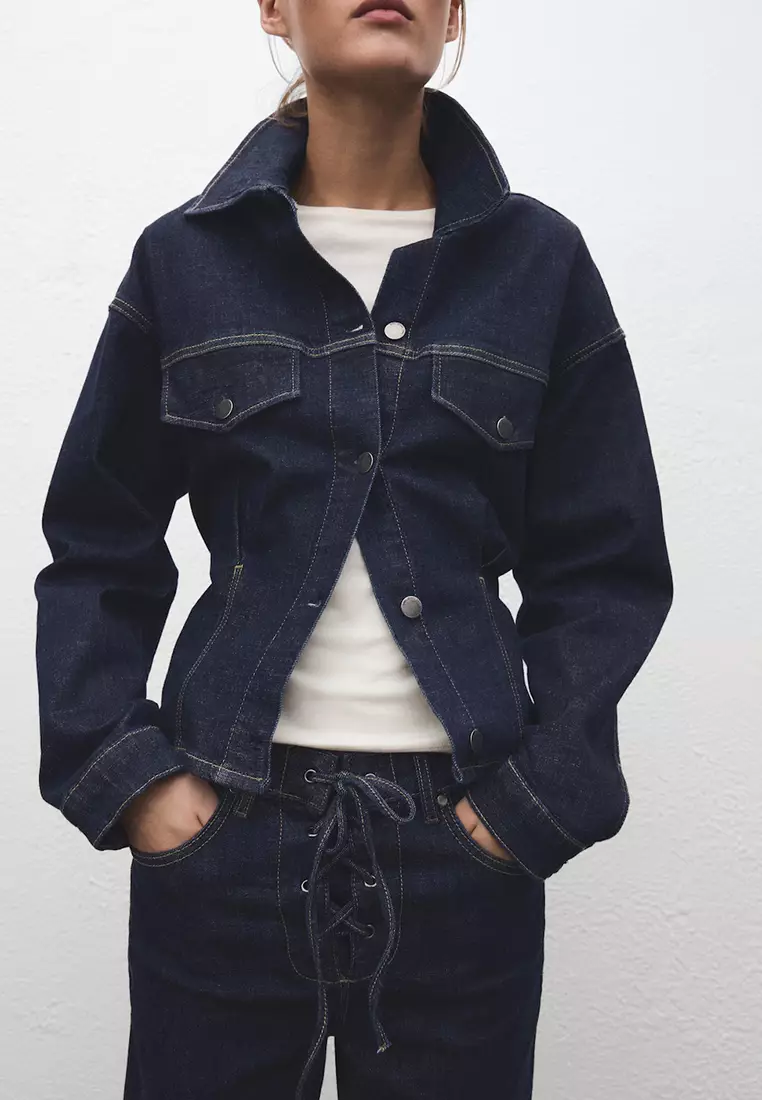 Flare Jeans With Drawstrings