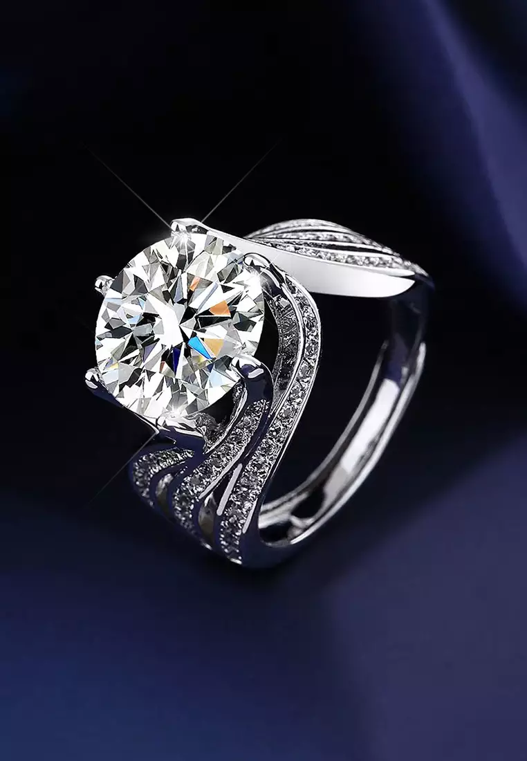 Cincin Wanita Cincin Ring Cewe Gift Adjustable Aksesoris Cewek Perhiasan Pasangan Cewek Wedding Tunangan Gift