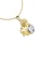 Her Jewellery gold Cupid Pendant (Yellow Gold) - Made with premium grade crystals from Austria 8F1AAAC3C749DAGS_3