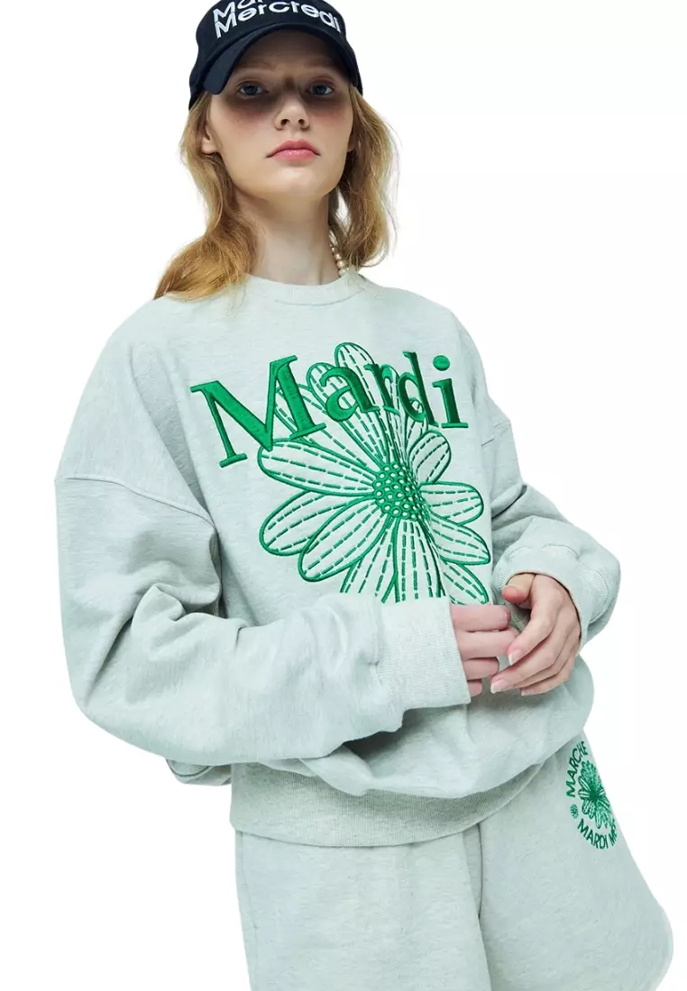 Jual Mardi Mercredi Sweatshirt Flowermardi Needlework