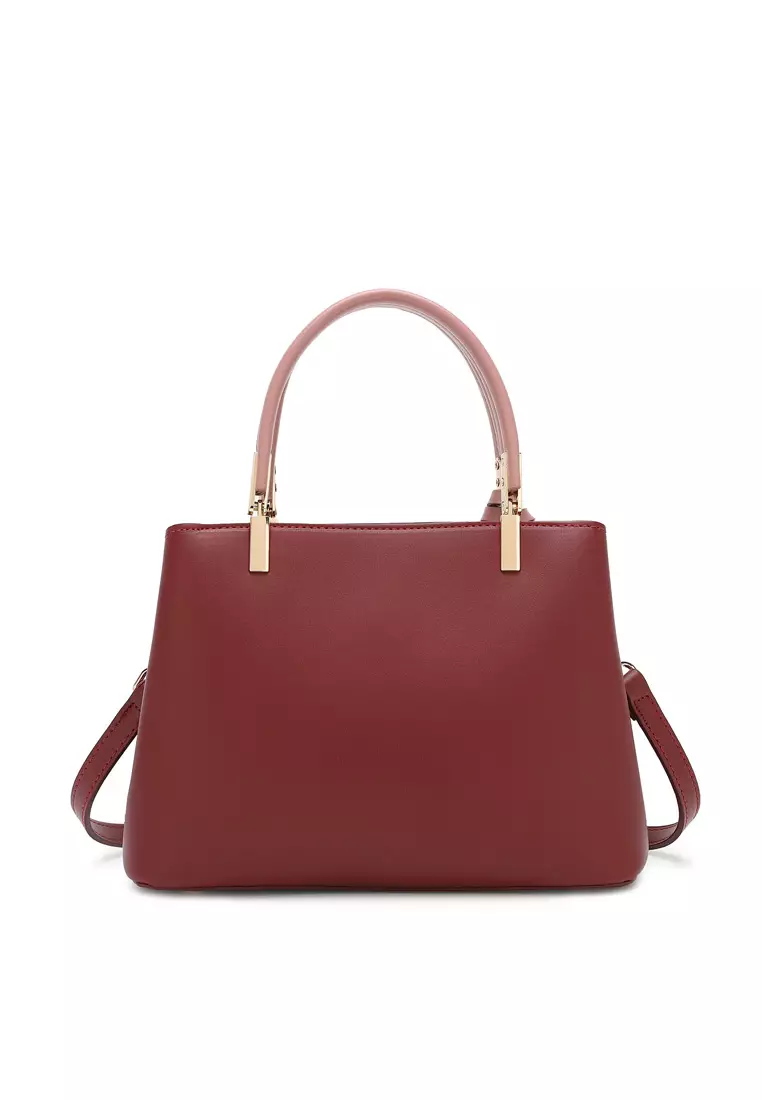 Women's Top Handle Bag / Sling Bag / Crossbody Bag (Tas Selempang / Tas Tangan) - Merah