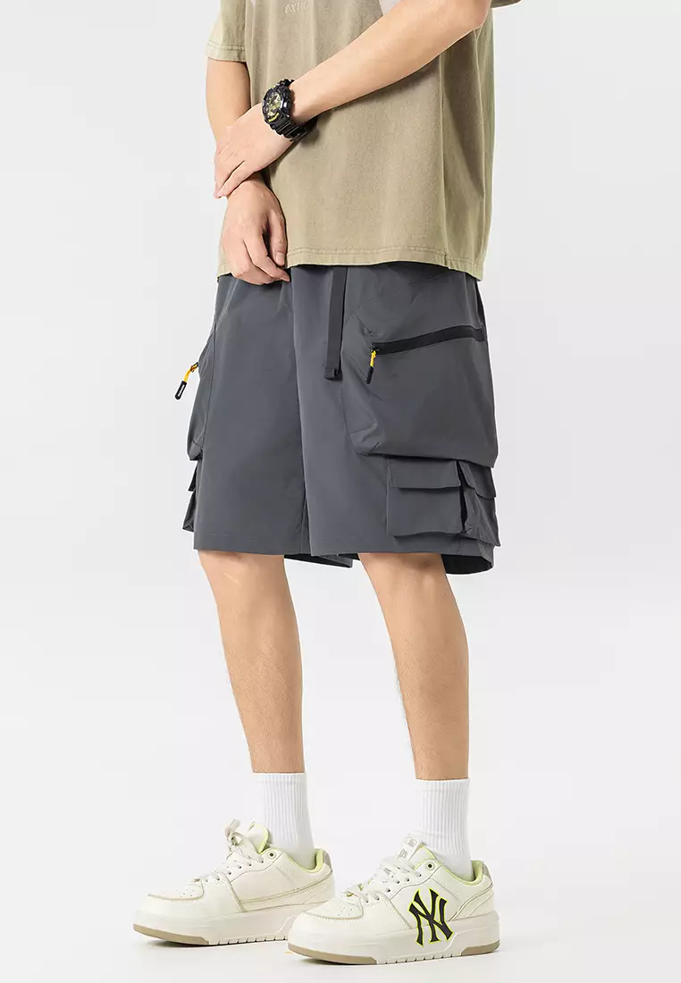 Multi-Pocket Functional Cargo Shorts GJL-B7010