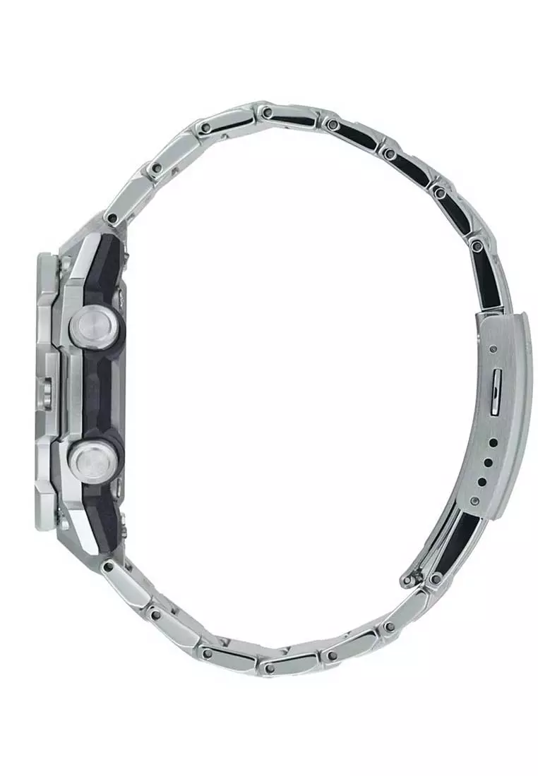 Casio G-SHOCK Jam Tangan Pria - Silver Black - Stainless Steel - GST-B400D-1ADR