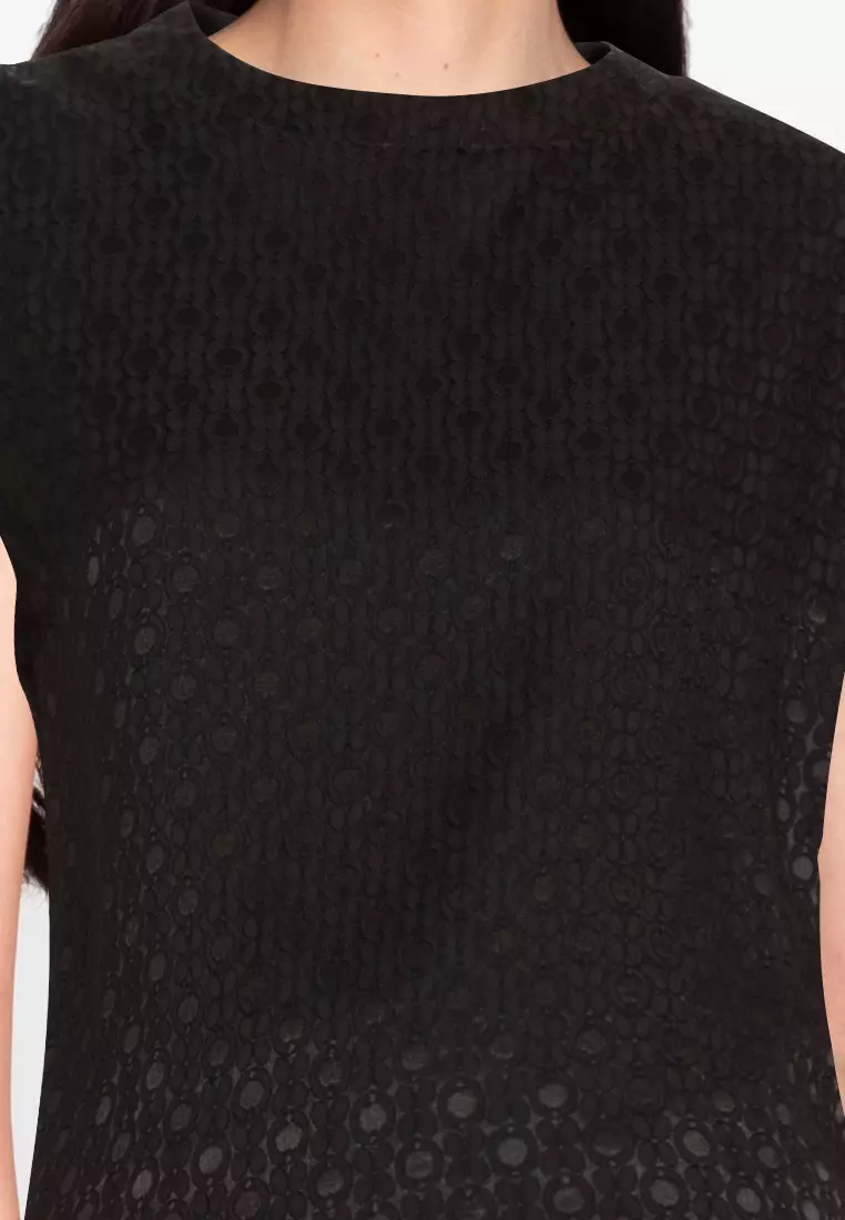 Buy BUNTIS Dawn Maternity Close Neck Dress Cap Sleeves 2023 Online