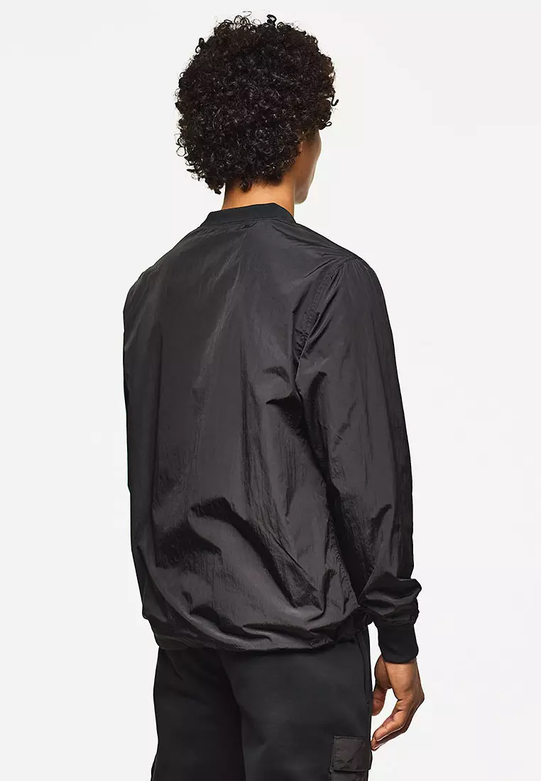 MENS BLACK KRAMER PARACHUTE CREW OVERTOP