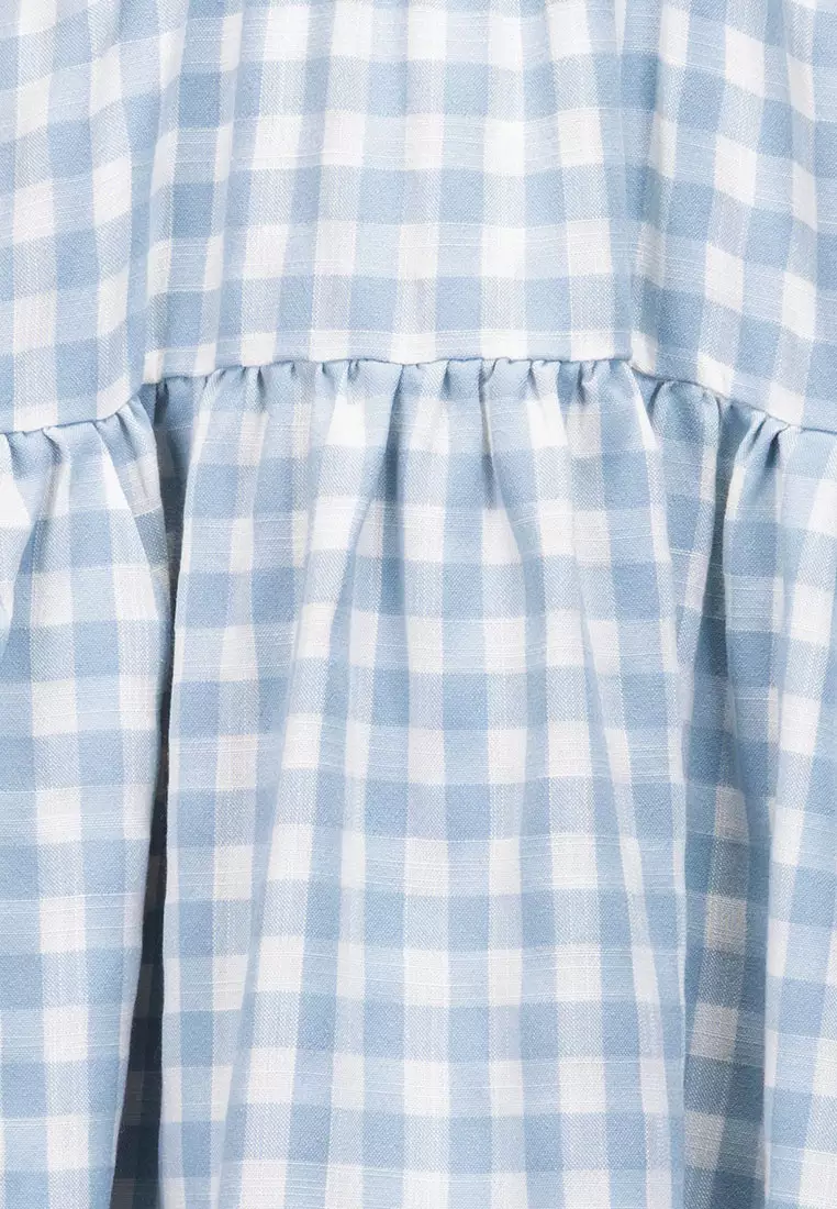 MOVE - Rio Checkered Ruffle Dress