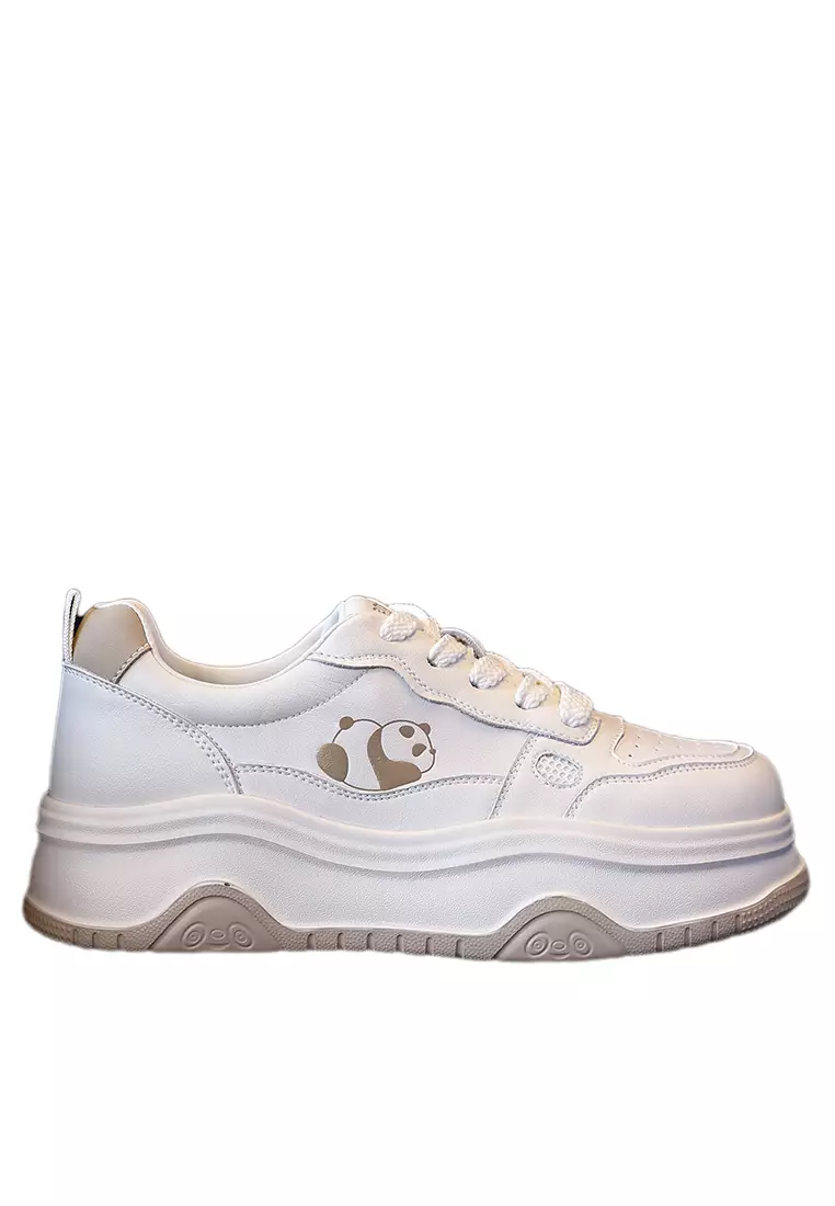Discount on Twenty Eight Shoes  shoes - SKU: Panda Printed Causal Leather Sneakers RX-T556