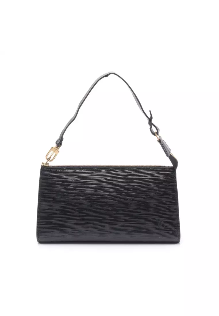 Pochette Iena Noir Electric Epi Leather in 2023