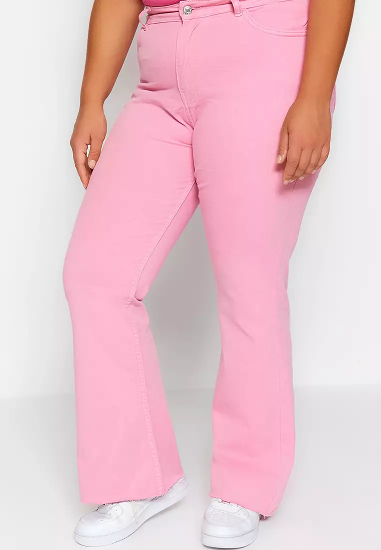 Cut-Out Spanish Fit Denim Jeans