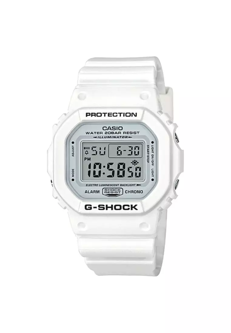 Buy G SHOCK Casio G Shock Men s Digital Watch DW 5600MW 7 White