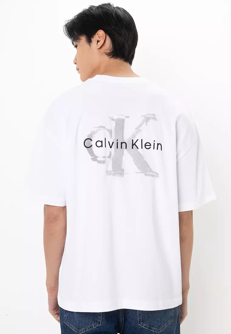 Oversized Embossed Monogram Tee - Calvin Klein Jeans