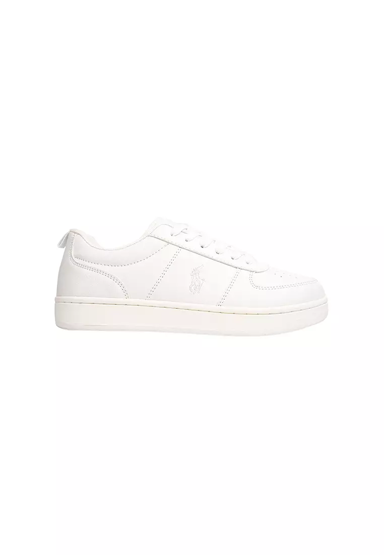 Discount on Polo Ralph Lauren  shoes - SKU: Polo Court Ii Sneaker- White (600110)