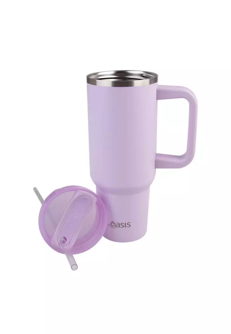 Oasis Stainless Steel Insulated Commuter Travel Tumbler 1.2L - Orchid