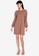 ZALORA BASICS brown Rib Sweater Dress BD8D0AA77066F3GS_4